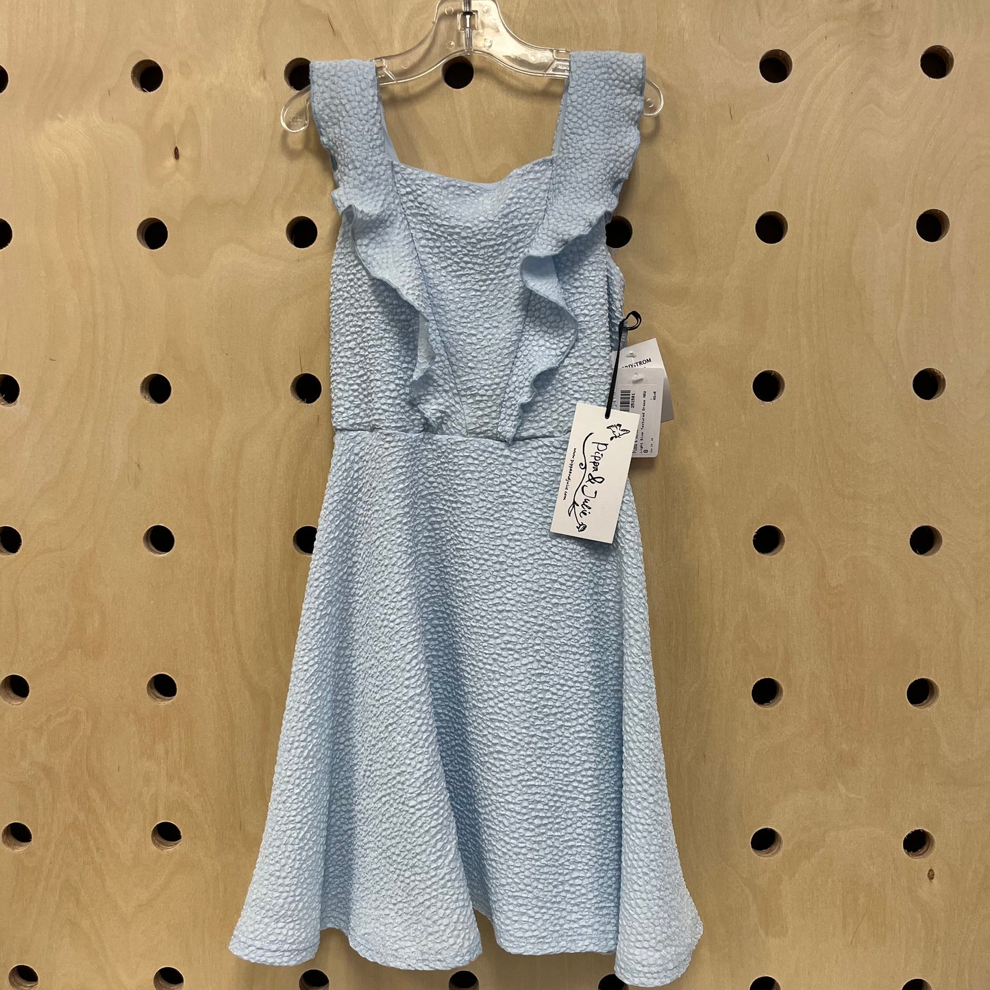 Light Blue Textured Dress NEW