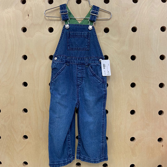 Dark Wash Denim Overalls