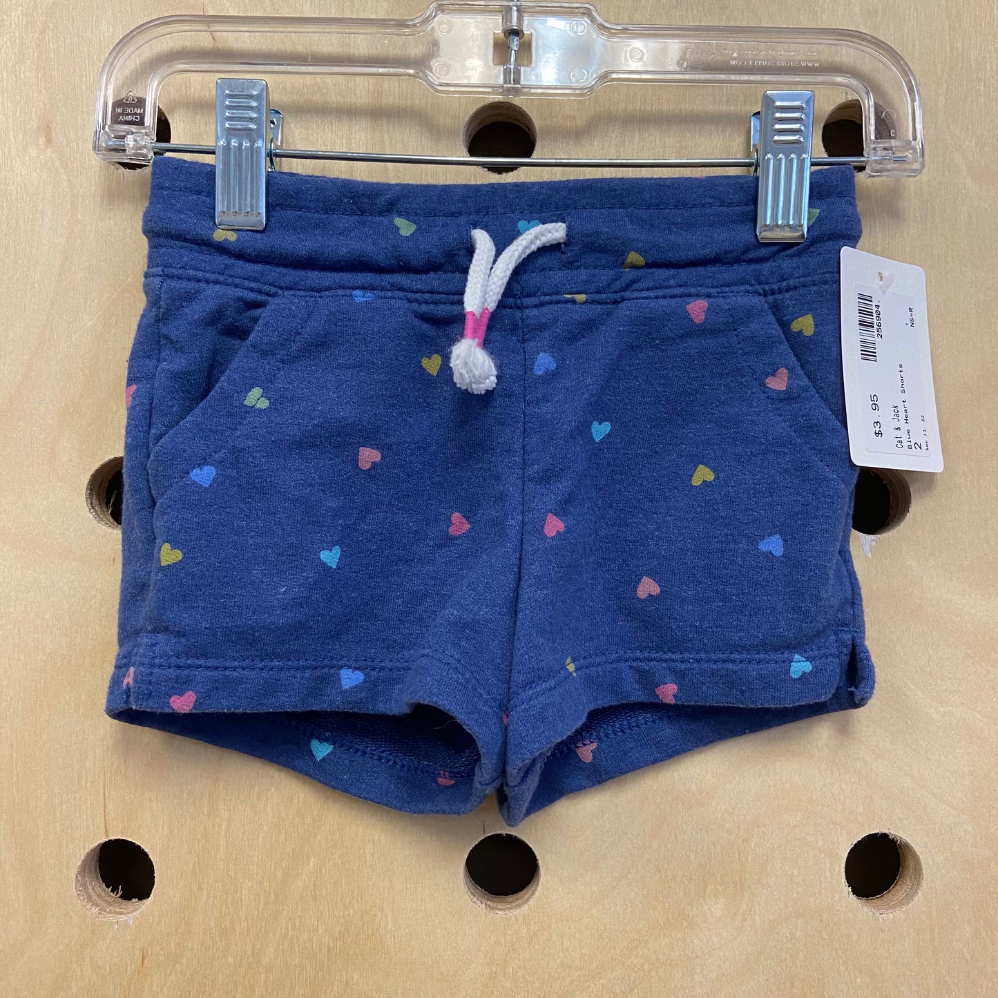 Blue Heart Shorts