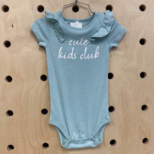 Cute Kids Club Mint Bodysuit
