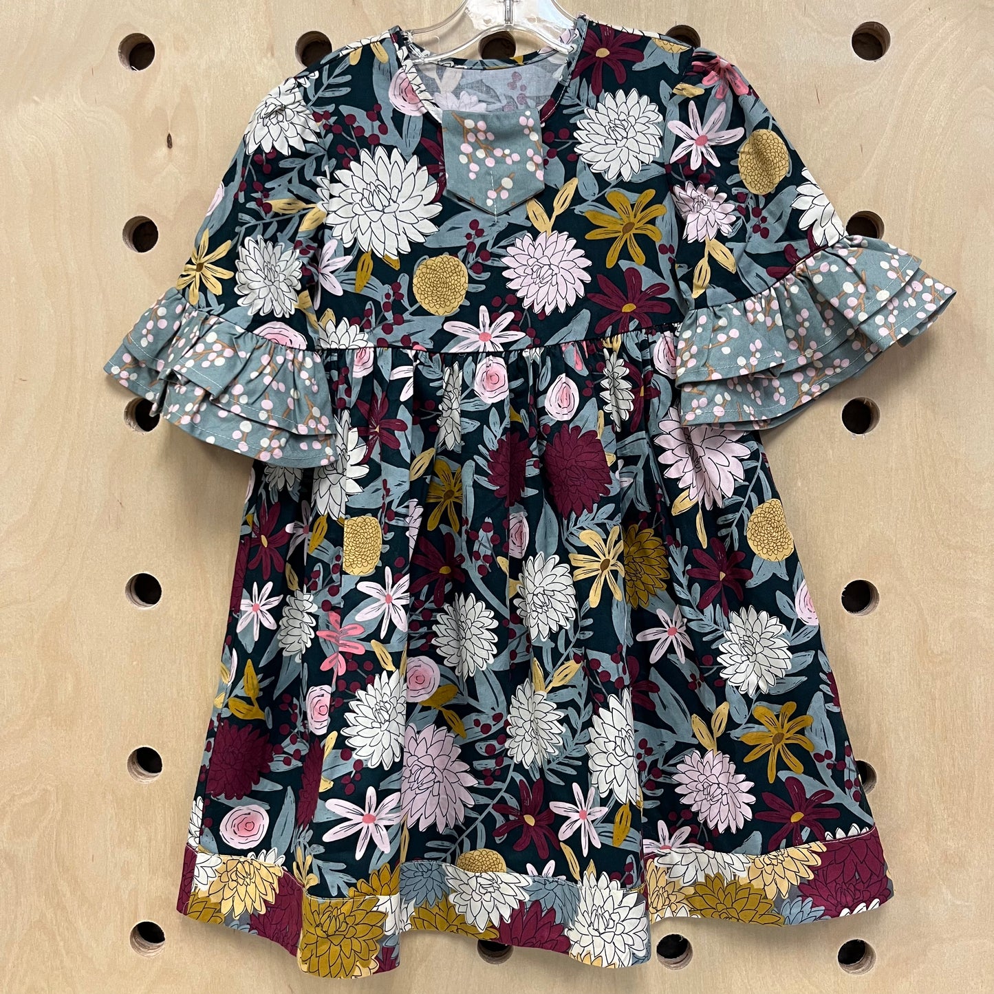 Blue Floral Dress