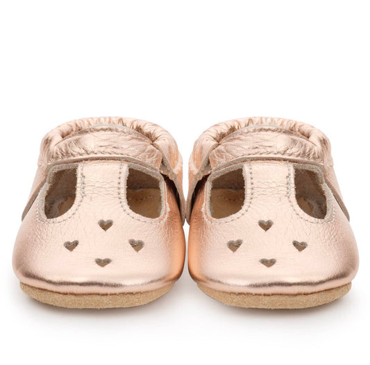 Rose Gold Mary Janes - 4