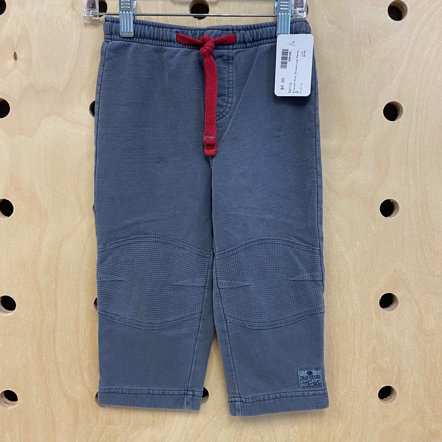 Blueish Grey Drawstring Pants