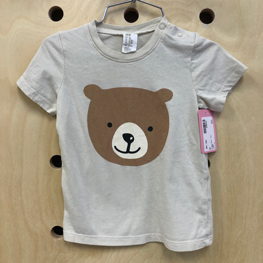 Cream Bear Tee