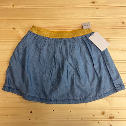 NEW Denim Gold Waist Skirt