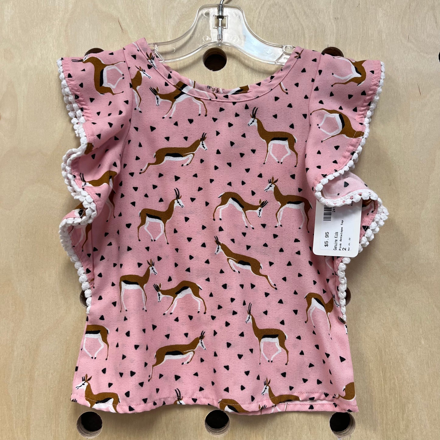 Pink Antelope Top