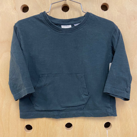 Charcoal Long Sleeve Top