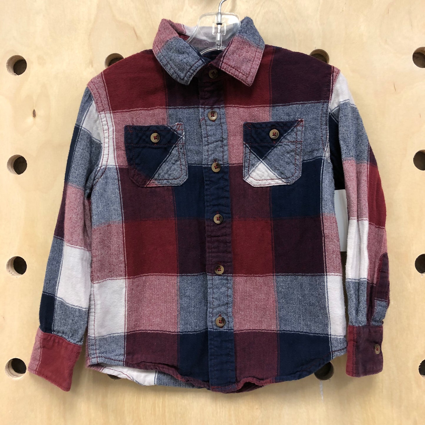 Red + Navy Flannel