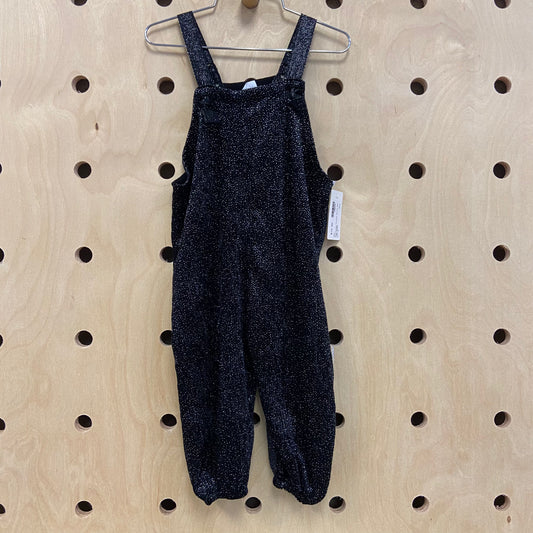 Blk/Silver Crushed Velvet Rom