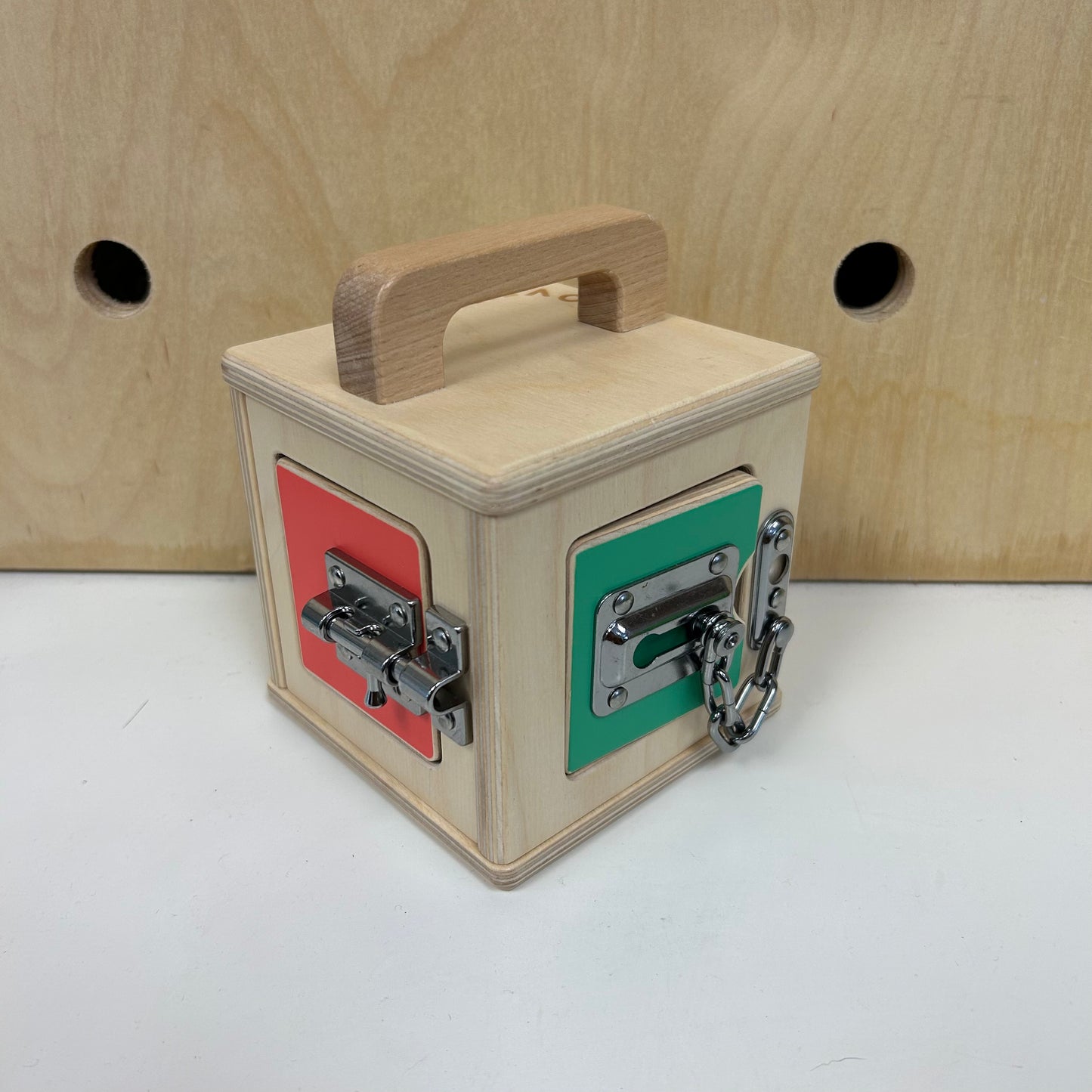 Wooden Lock Box