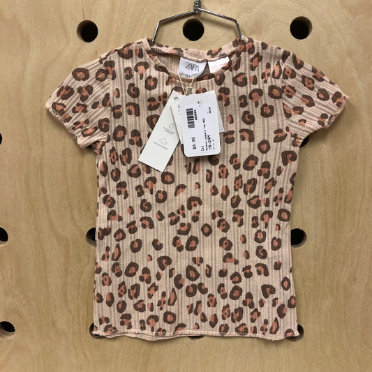 Ribbed Leopard Top NEW