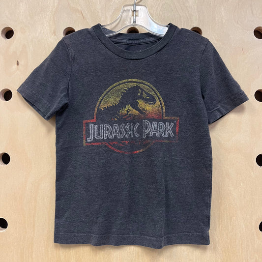 Grey Jurassic Park Tee
