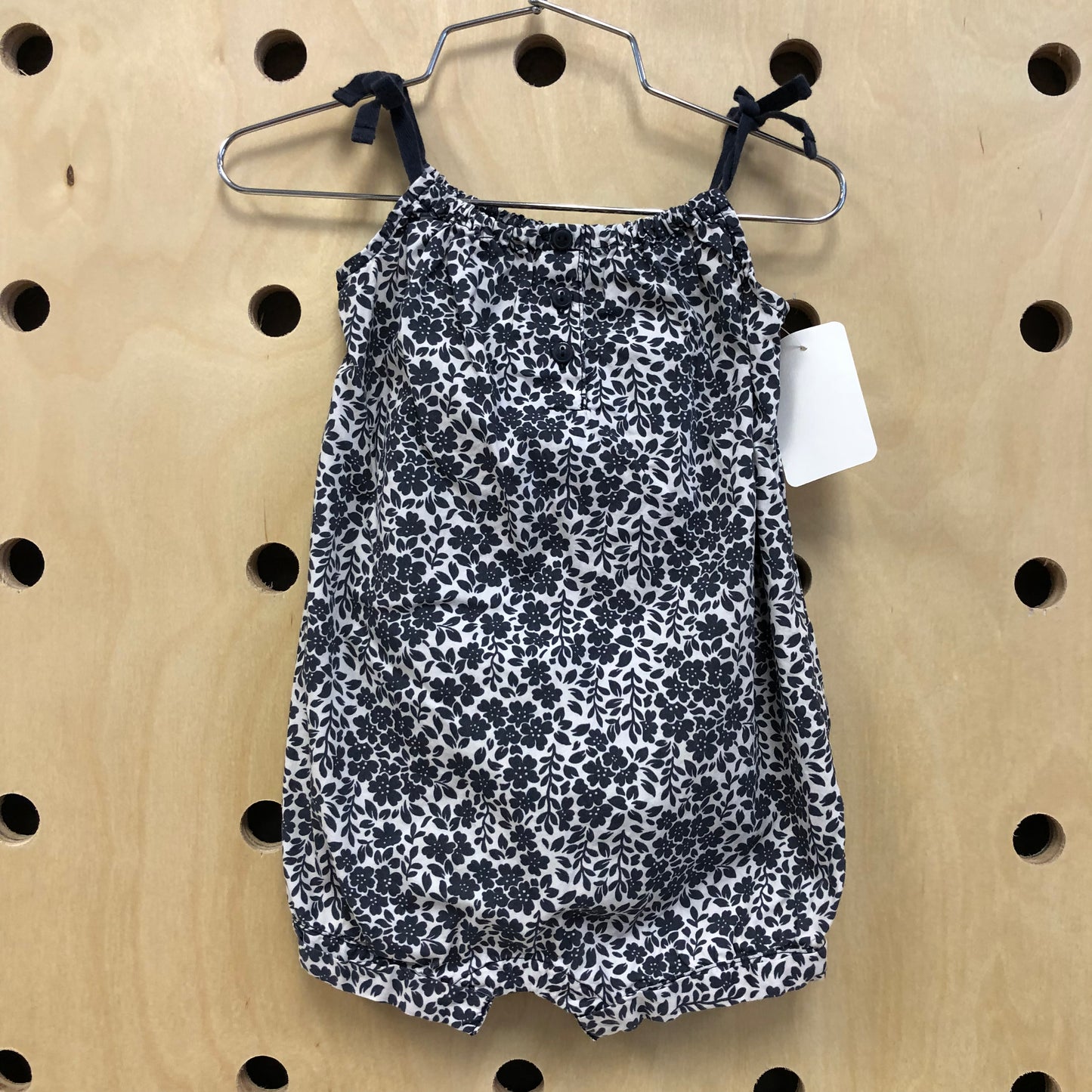 Blue Floral Romper