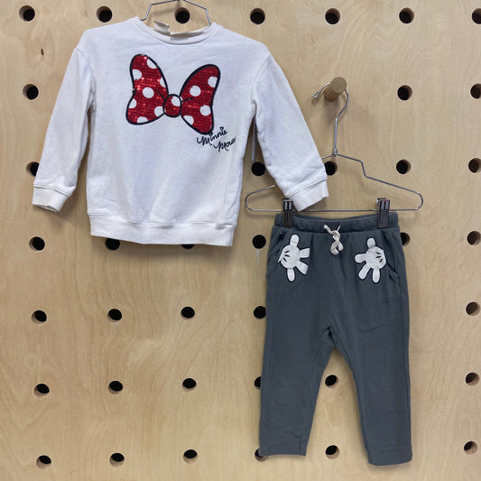 White + Grey Minnie Outfit