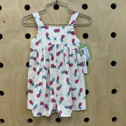 Pineapple Linen Blend Romp NEW