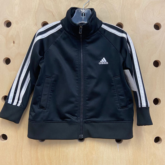 Black + White Track Jacket