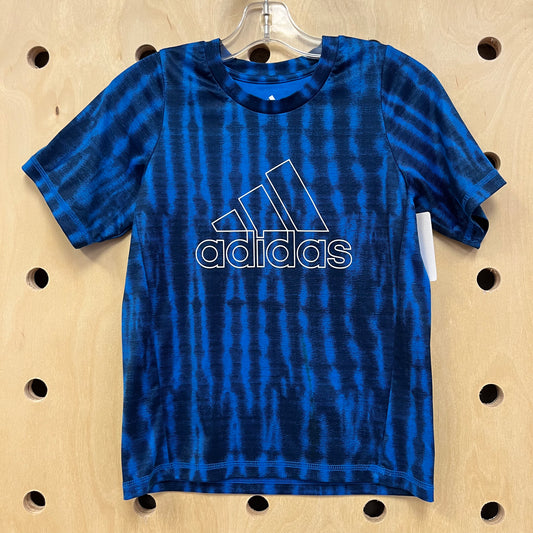 Blue Quick Dry Logo Tee