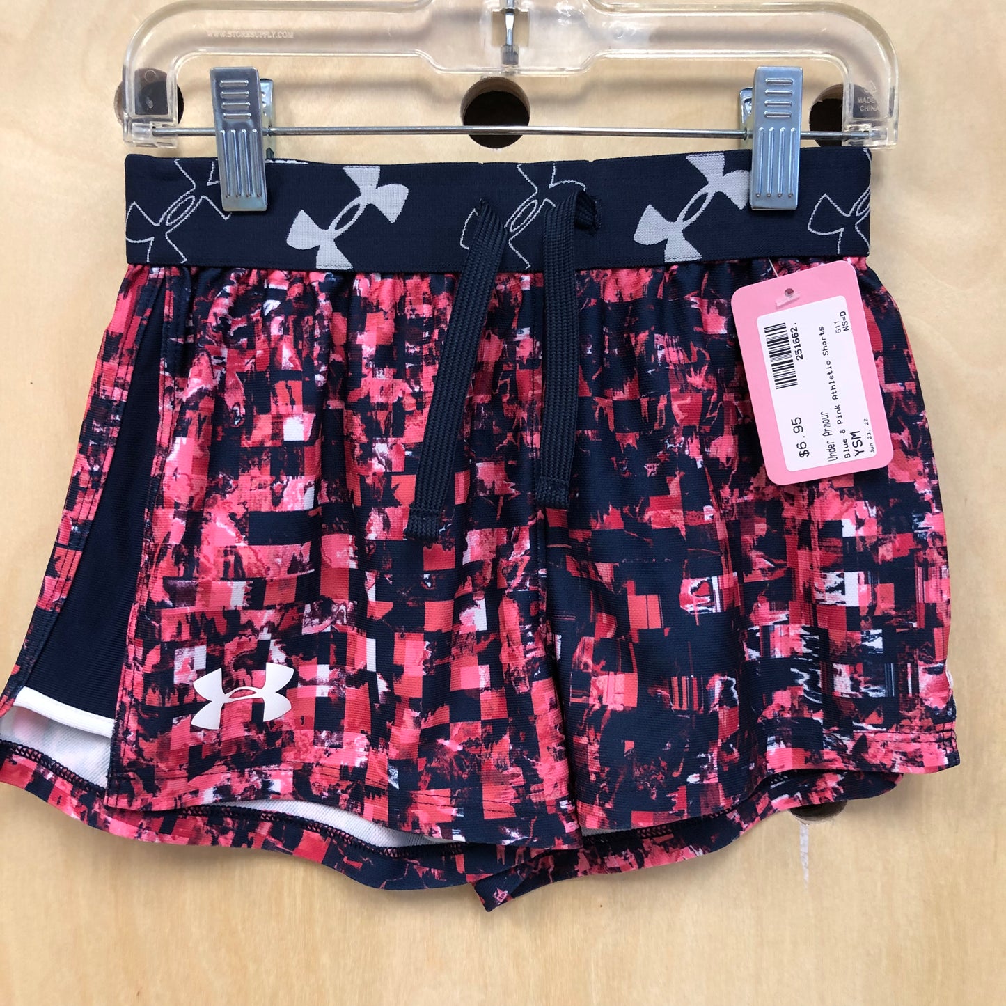 Blue & Pink Athletic Shorts