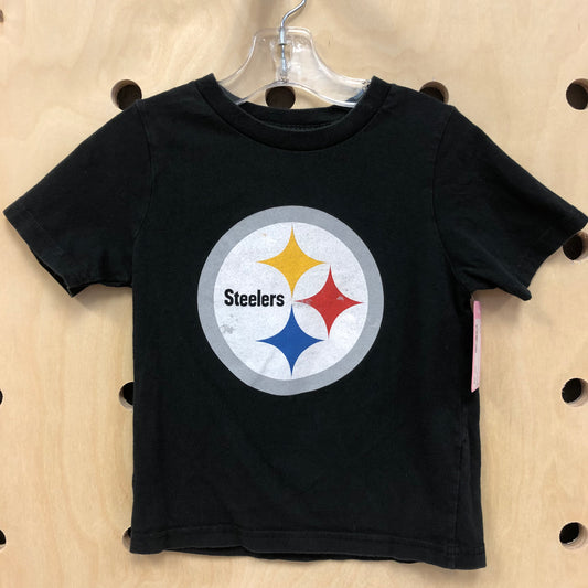 Black Steelers Tee