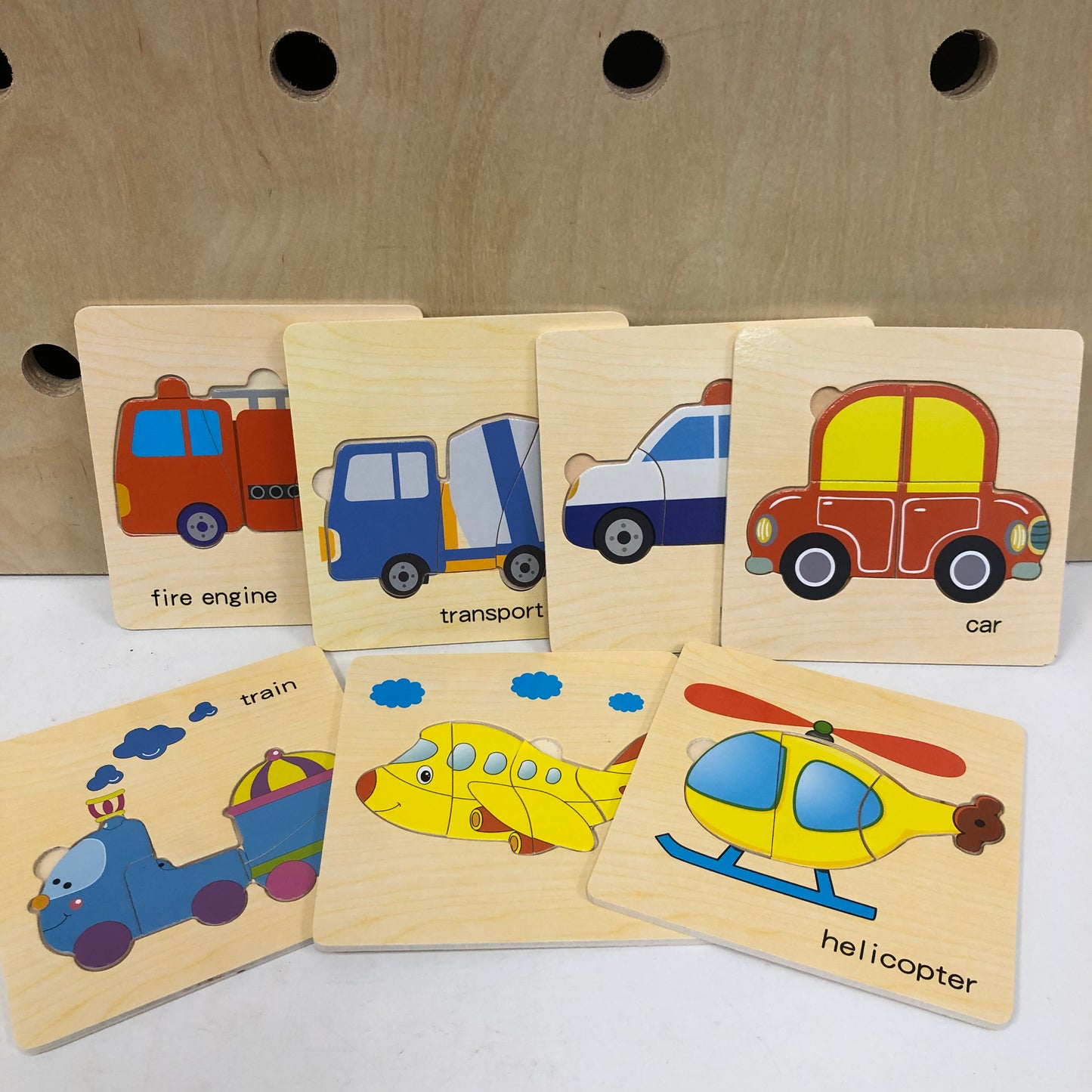 Set of Transporation Puzzles