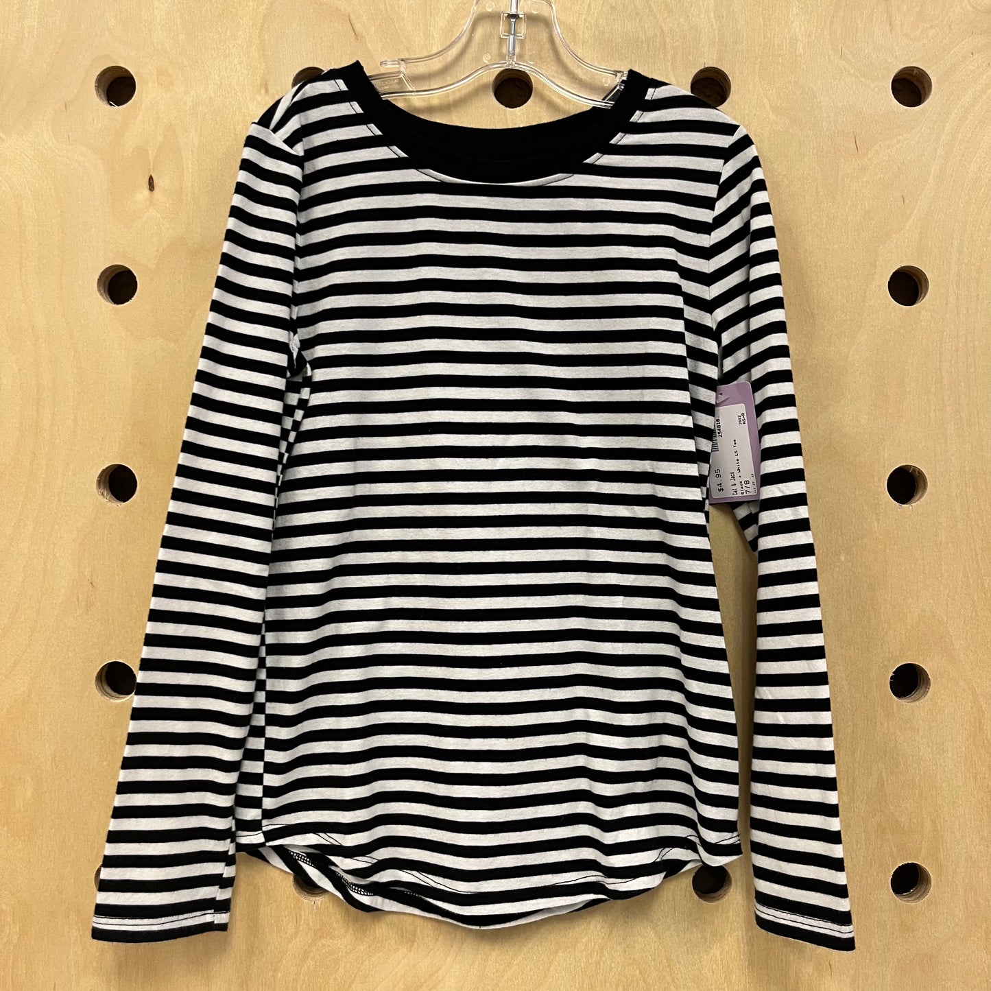 Black + White LS Tee
