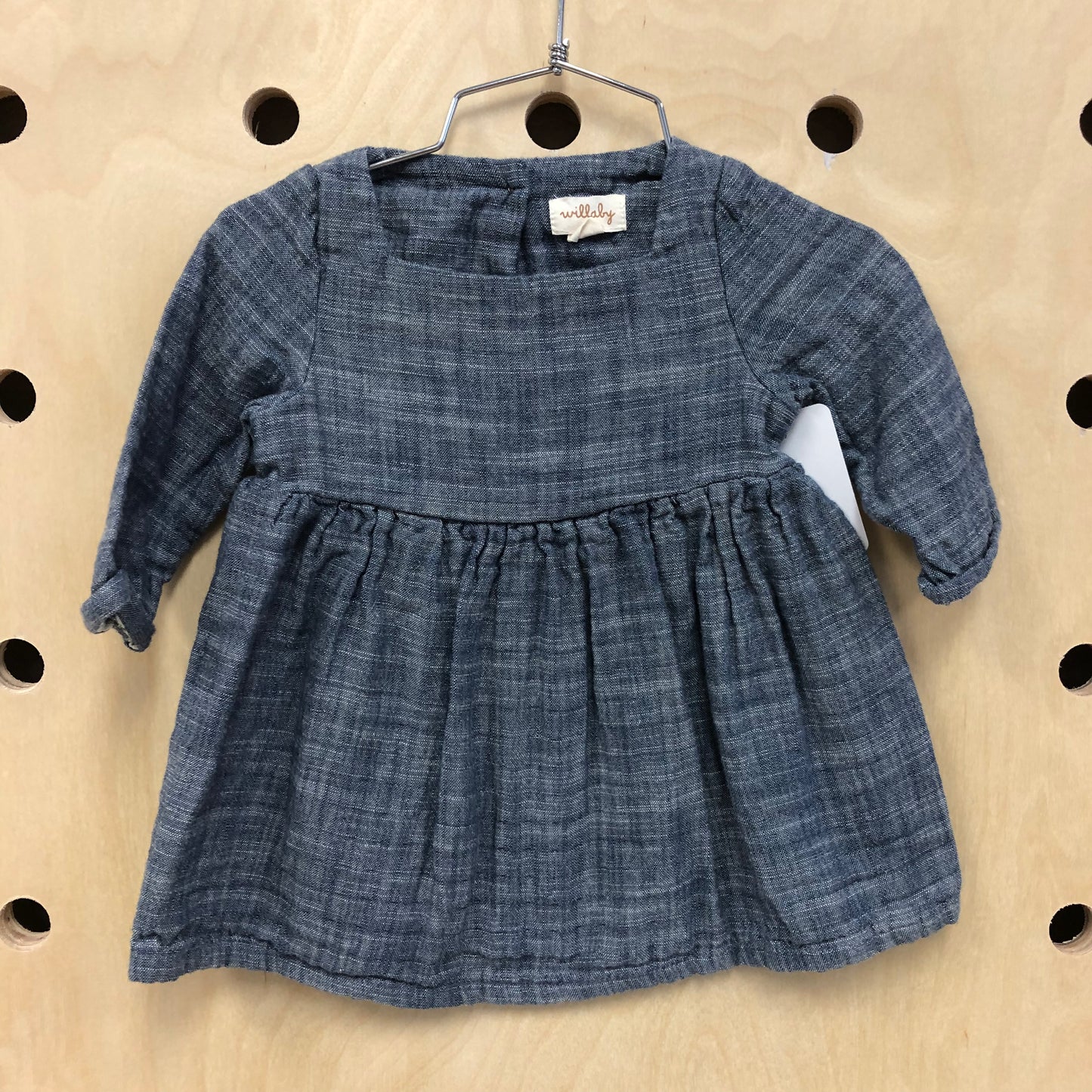 Lined Chambray Dress