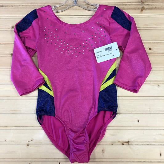 Pink/Prpl Long Sleeve Leotard