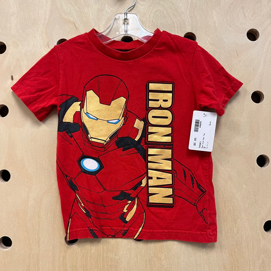 Red Iron Man Tee
