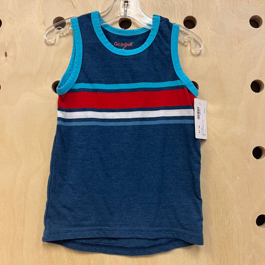 Blue Striped Tank