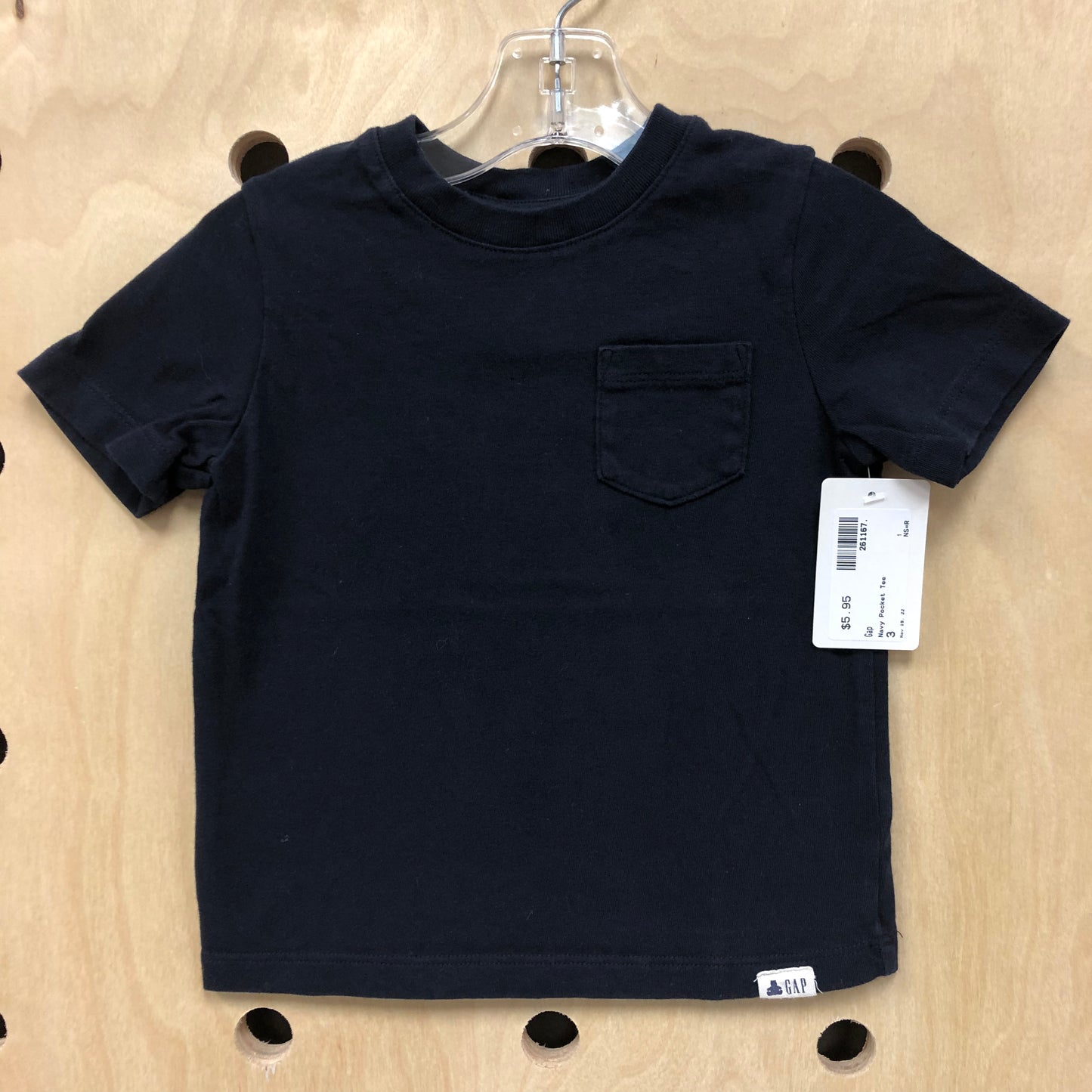 Navy Pocket Tee