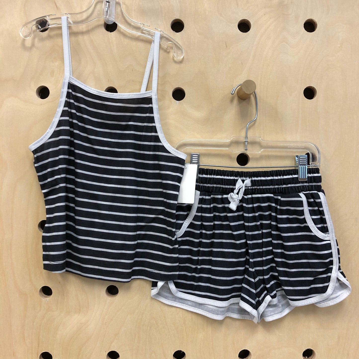 Black Striped Soft Jammies