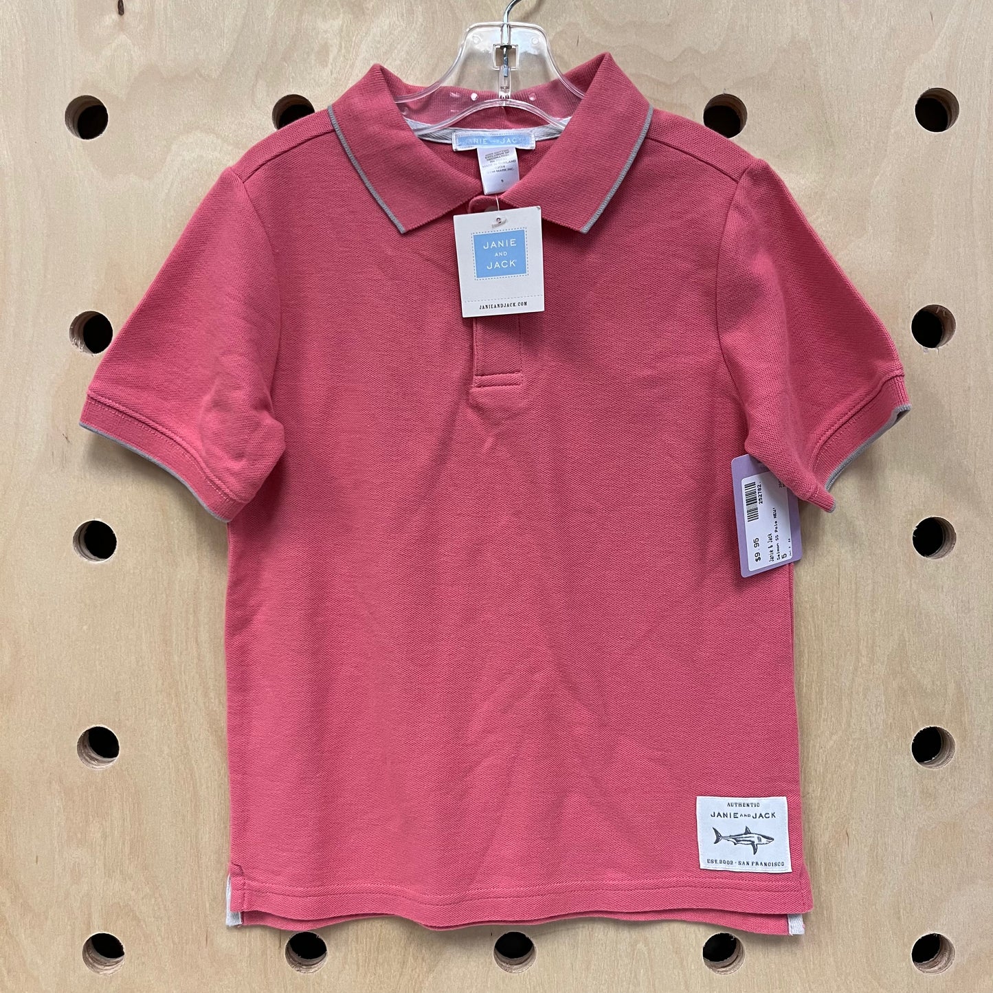 Salmon SS Polo NEW!