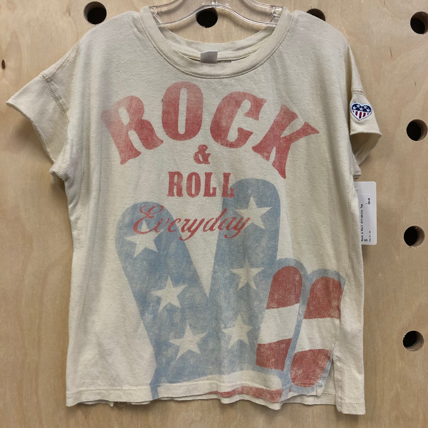 Rock & Roll Off-White Top