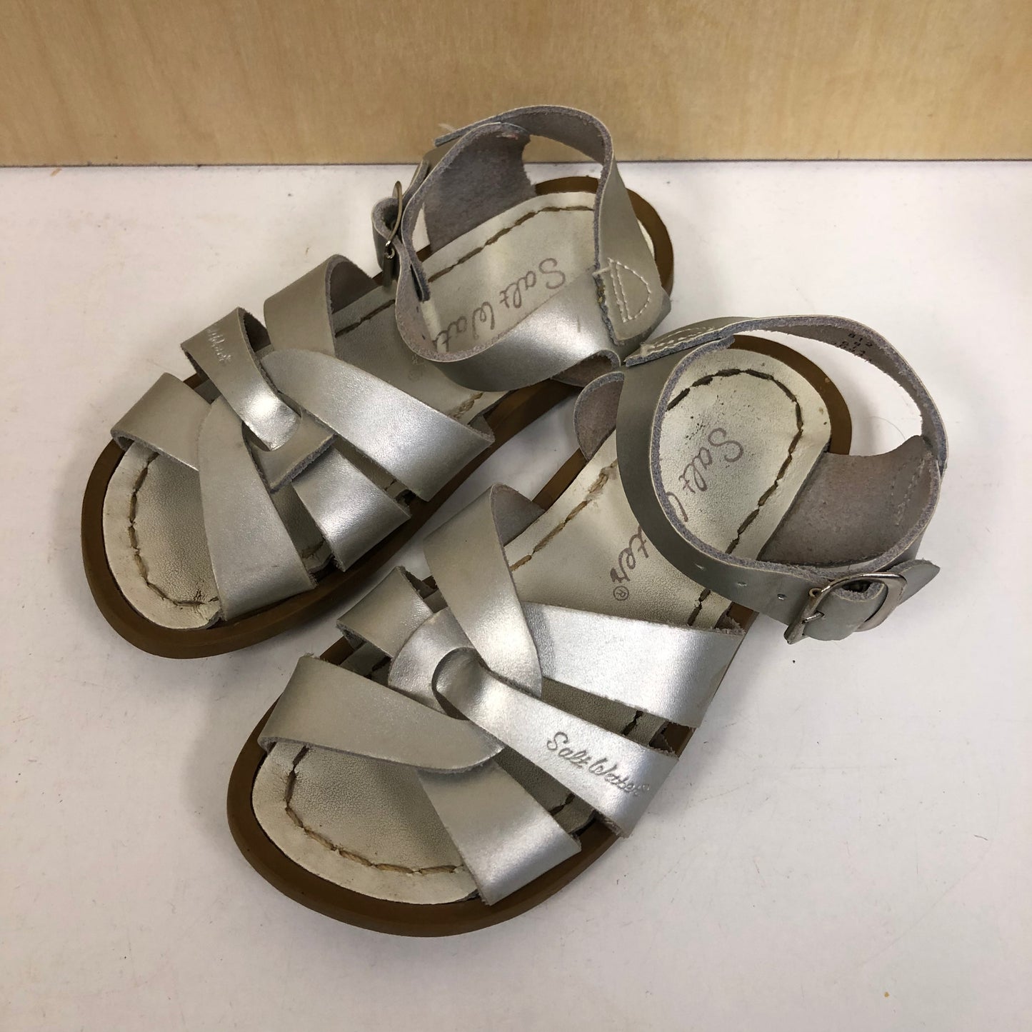 Silver Salt Water Sandals
