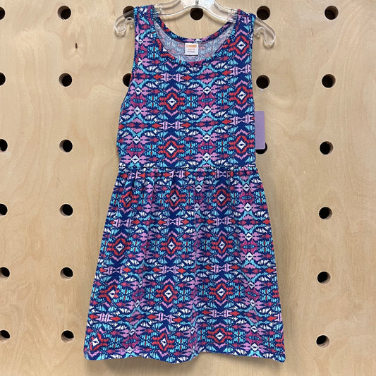 Aztec Print Dress