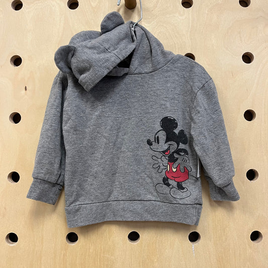 Grey Classic Mickey Hoodie