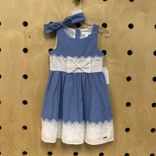Baby Blue + Lace Dress NEW