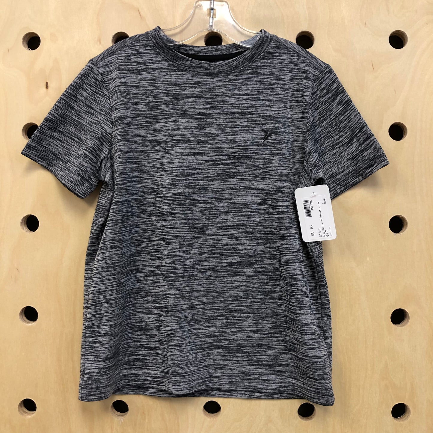 Grey Heathered Athletic Tee