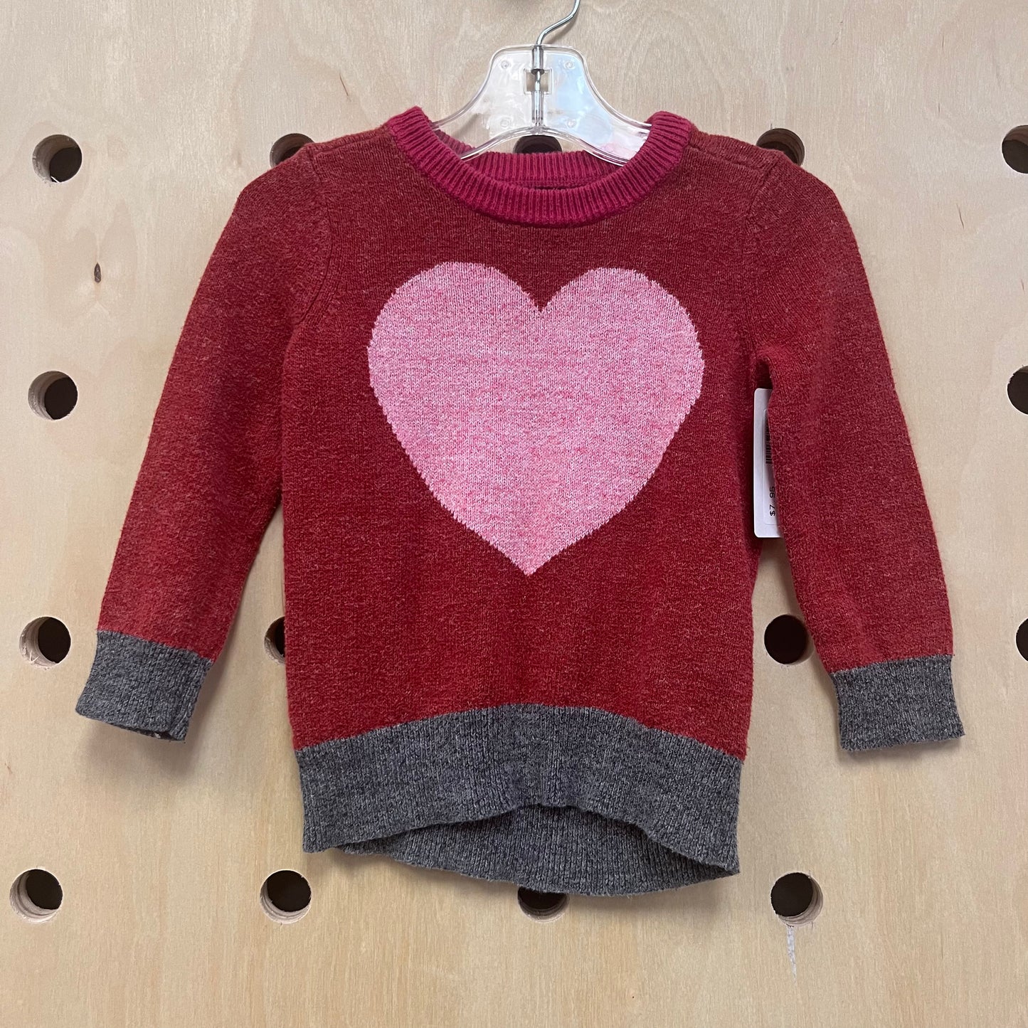 Brick Heart Sweater