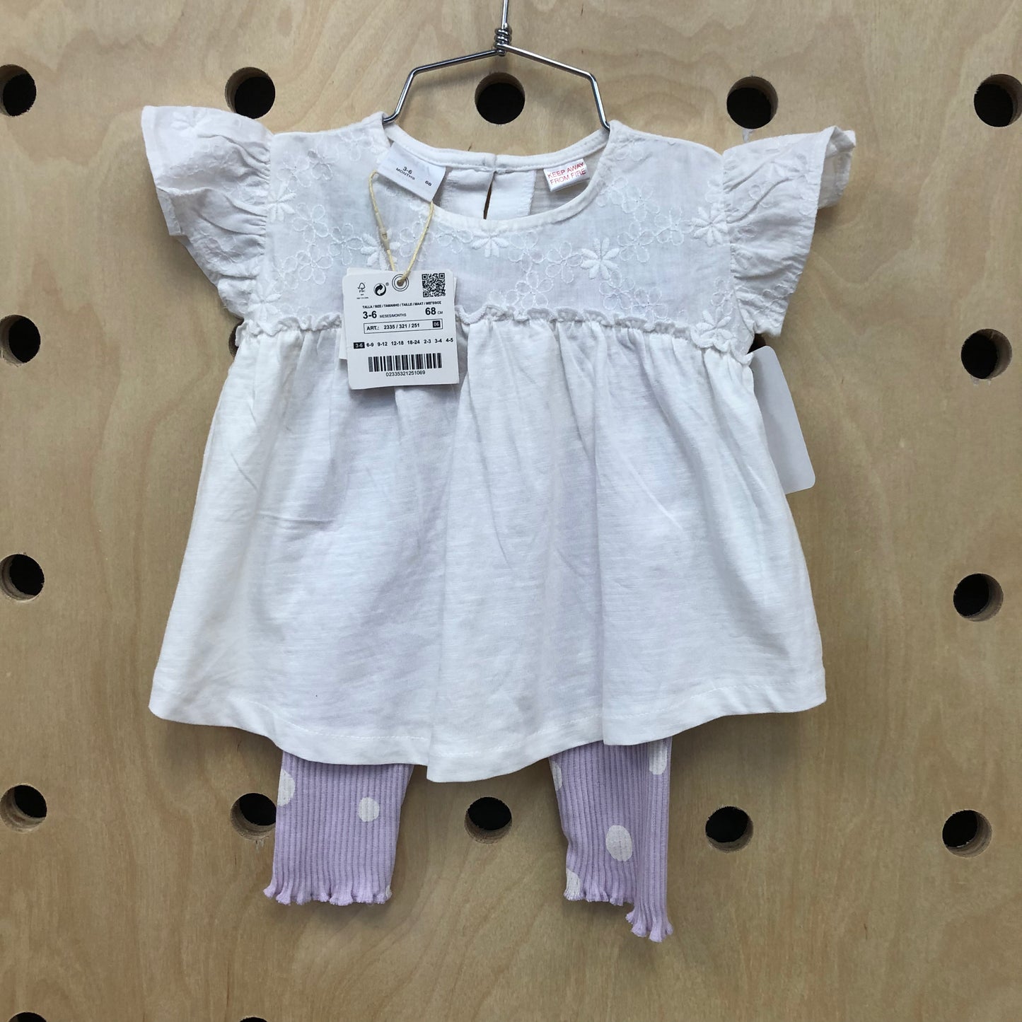 Cream Top + Purple Leg NEW!