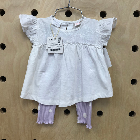 Cream Top + Purple Leg NEW!