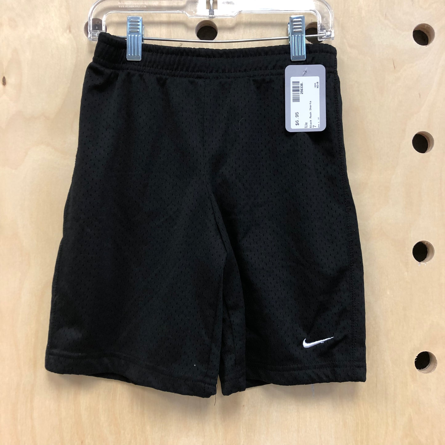 Black Mesh Shorts