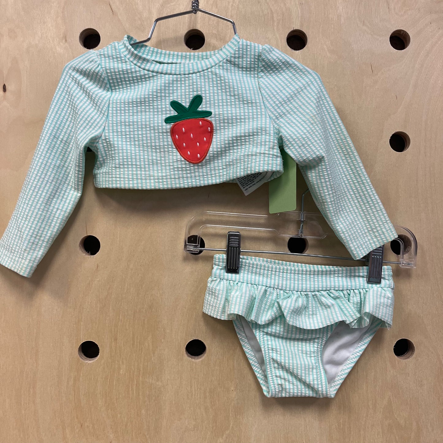 Mint 2pc. Seersucker Swimsuit