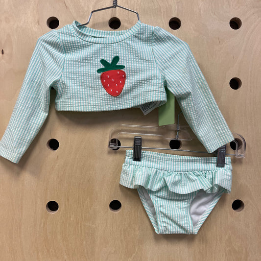 Mint 2pc. Seersucker Swimsuit
