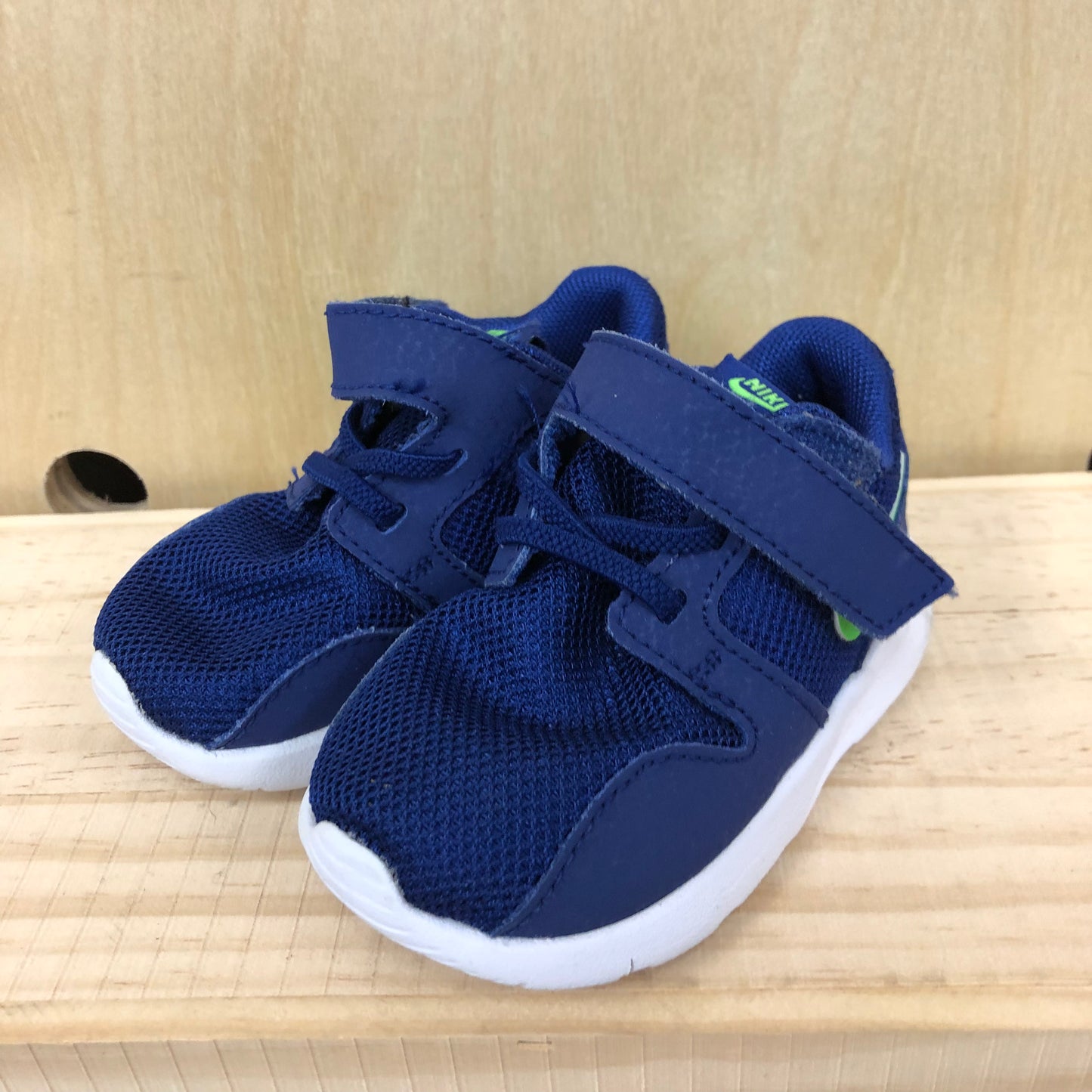 Blue Velcro Sneakers