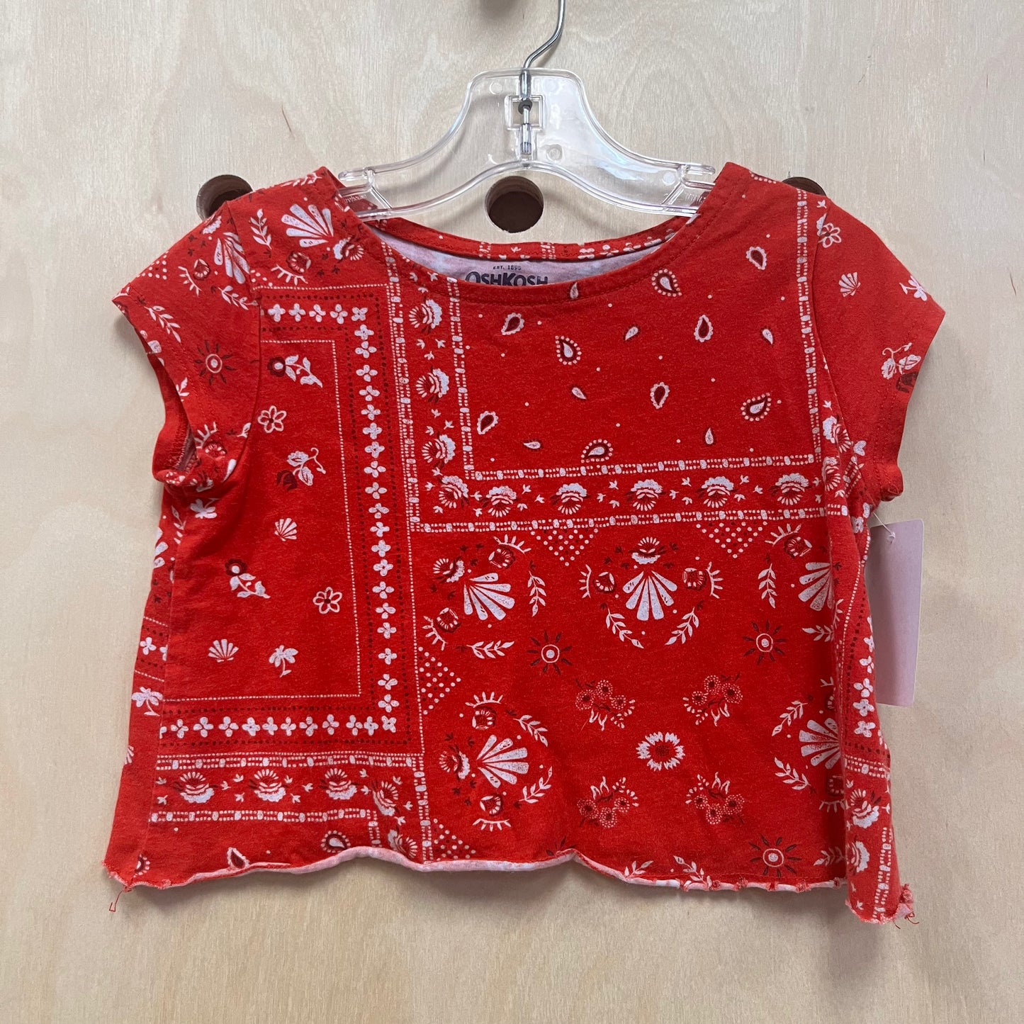 Red Bandana Crop Top