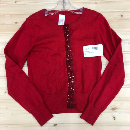 Red Sequins Cardigan