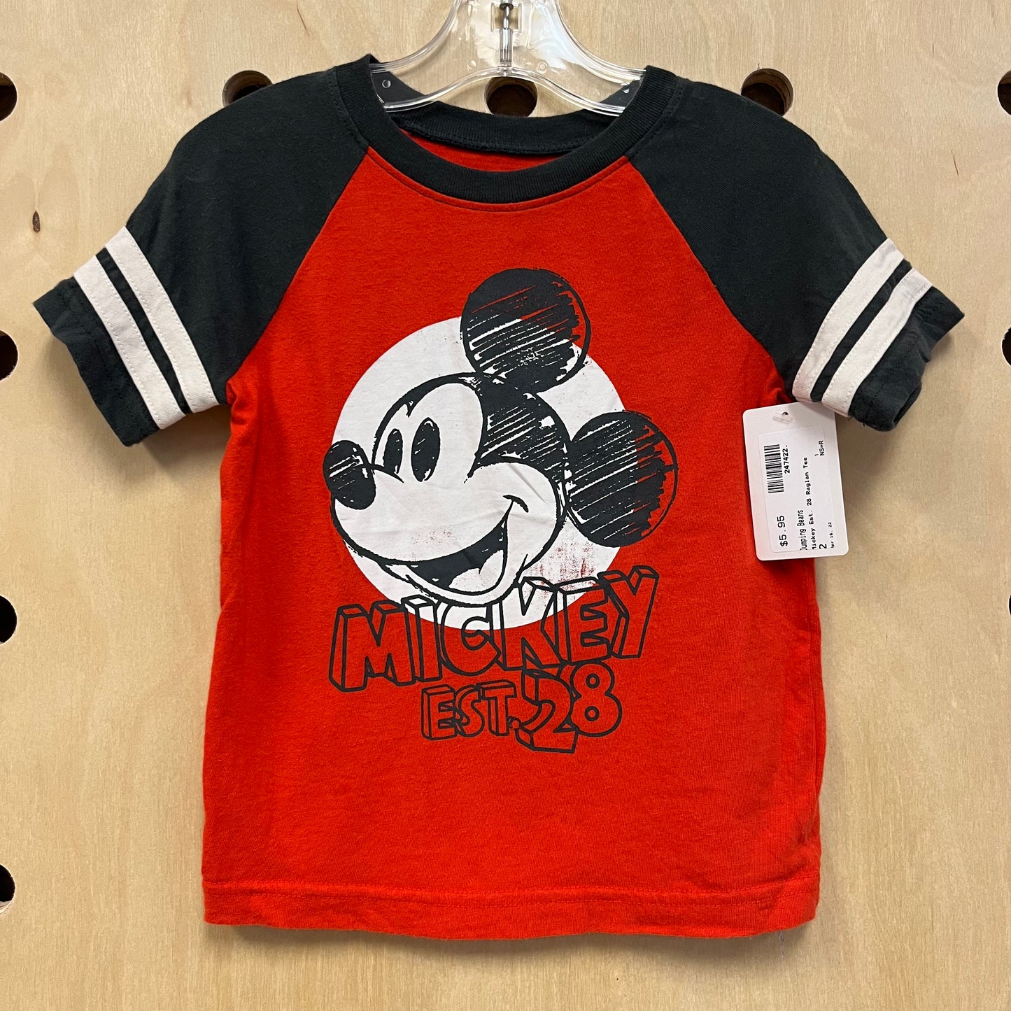 Mickey Est. 28 Raglan Tee