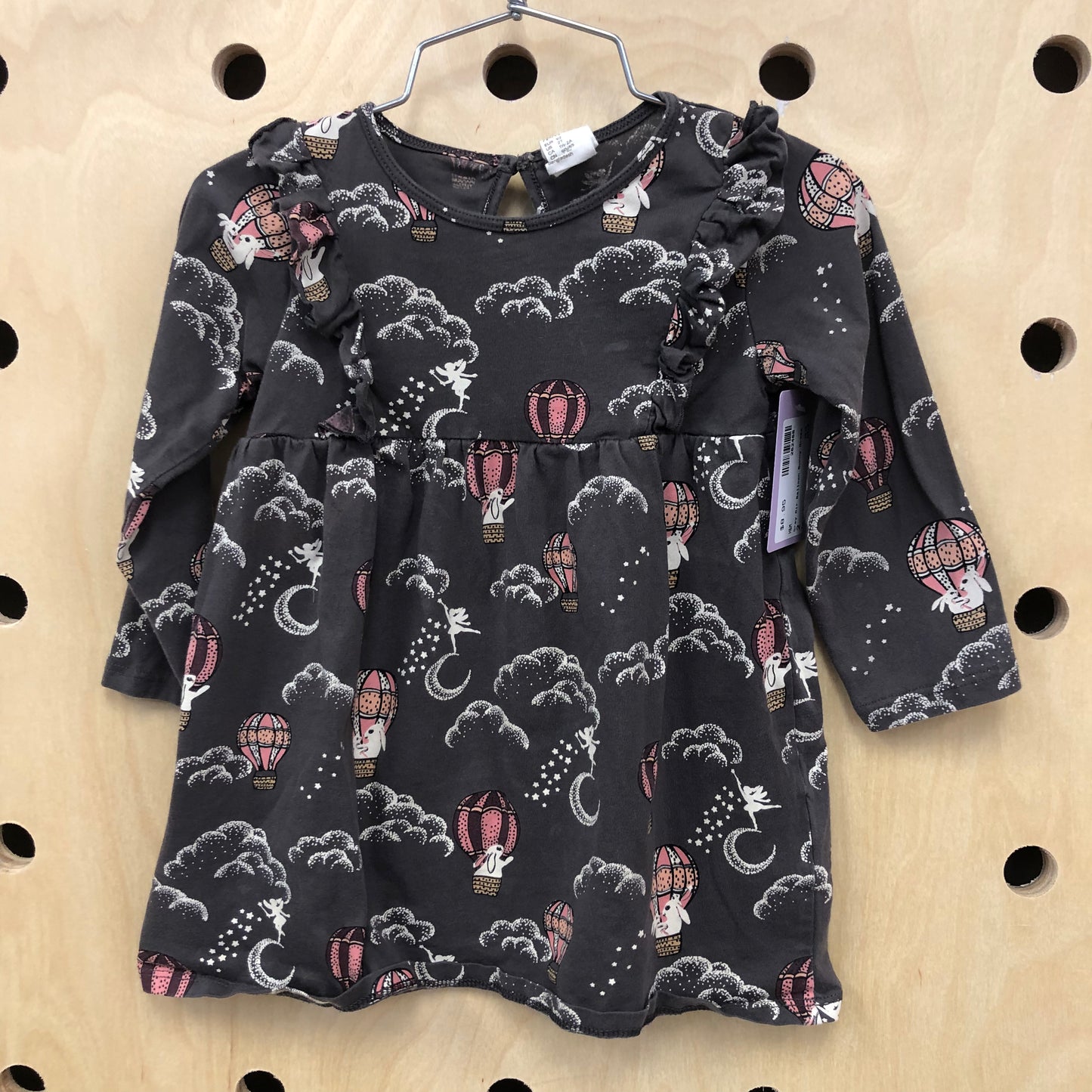 Grey Air Balloon Bunny Dress