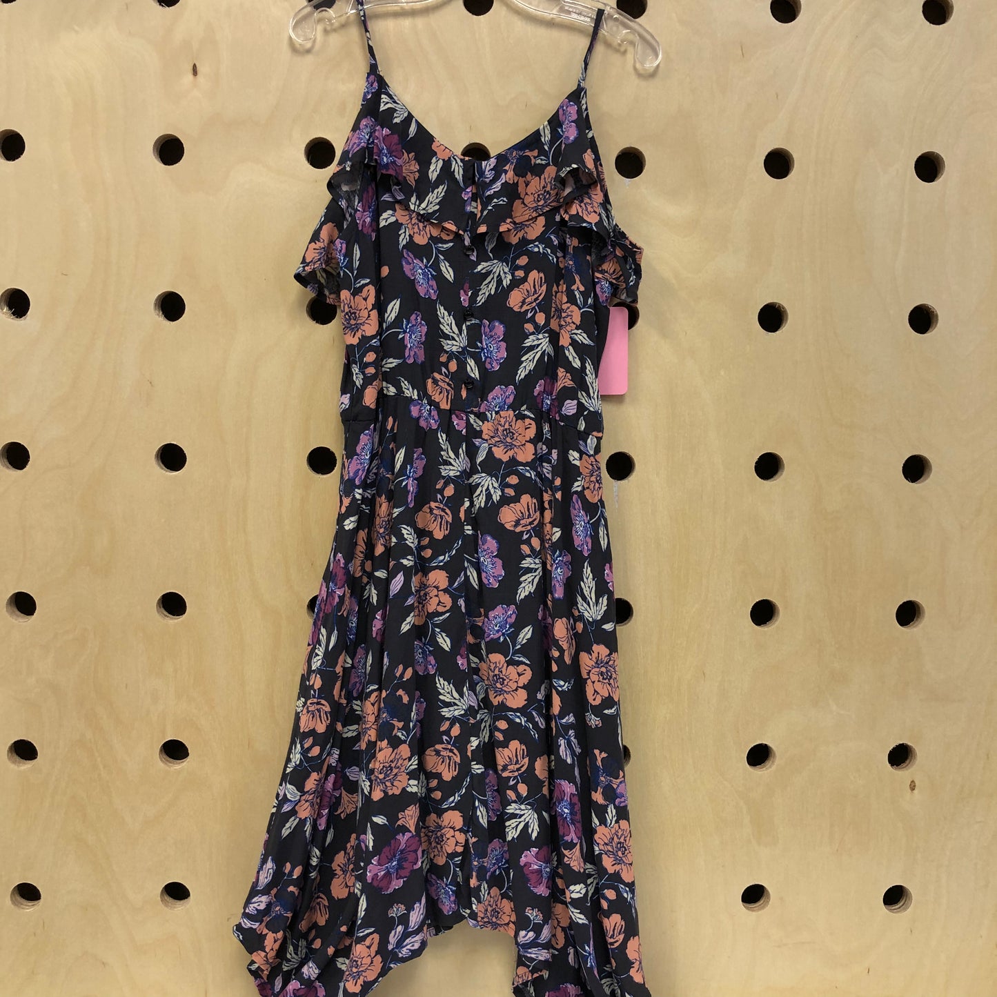Grey Floral Pixie Dress